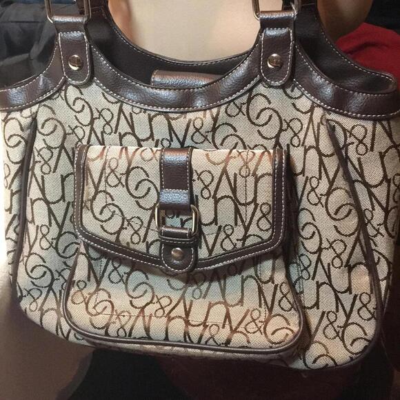🍁NY&C Purse, Dual straps tan bag and brown NY&C - Picture 2 of 8